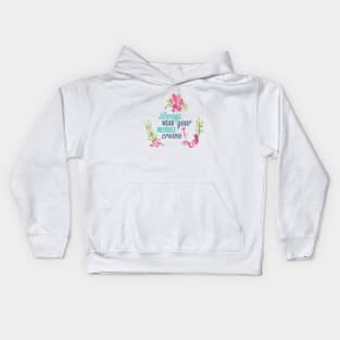 Always wear you inivisible crown Kids Hoodie